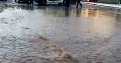 Glasgow's Gallowgate hit by heavy flooding after water main bursts sparking chaos - www.dailyrecord.co.uk - Scotland