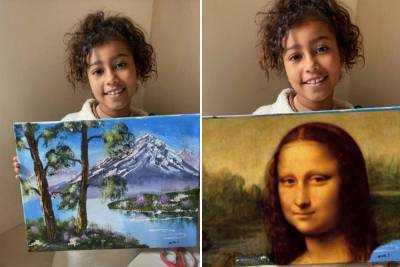 North West’s viral painting sparks hilarious memes on Twitter - nypost.com - New Zealand