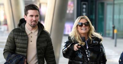 Kerry Katona smiles while out with fiancé Ryan Mahoney after opening up on terrifying secret cancer scare - www.ok.co.uk