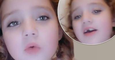 Katie Price's daughter Bunny, 6, shows off her adorable singing voice - www.msn.com - county Pitt