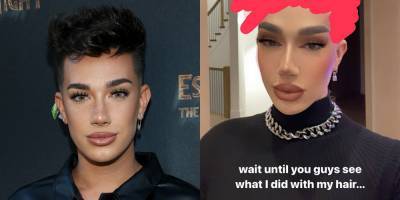 James Charles Goes Bald, Says He Shaved His Head for 'Real' - www.justjared.com - Los Angeles
