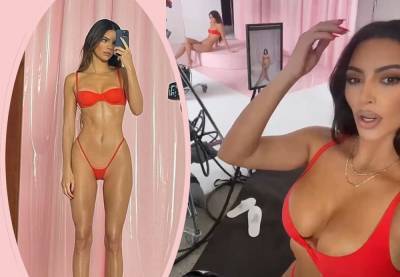Kim Kardashian Recruits Kylie & Kendall Jenner For INSANELY Sexy SKIMS Shoot! - perezhilton.com