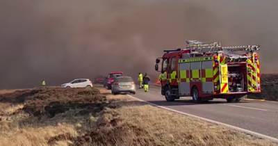 Fire crews continue to battle wildfire on Isle of Skye as blaze rages on - www.dailyrecord.co.uk