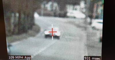 Driver caught on camera by traffic cops doing 109MPH... in a 30mph zone - www.manchestereveningnews.co.uk - Manchester