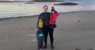 Brave Scots mum to complete 50 sea swims in 59 days for hospital staff who save children's lives - www.dailyrecord.co.uk - Scotland
