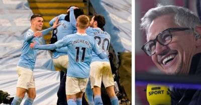 Gary Lineker makes Man City quadruple claim after win vs Tottenham - www.manchestereveningnews.co.uk - Manchester - city Leicester