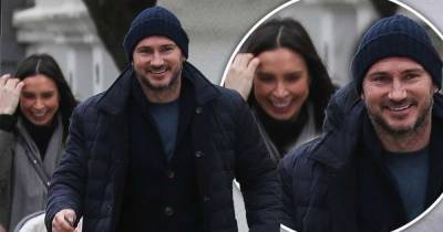 Pregnant Christine Lampard wraps up warm on stroll with husband Frank - www.msn.com - Chelsea