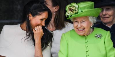 Queen Elizabeth Reacts To Meghan Markle & Prince Harry's Pregnancy News - www.justjared.com