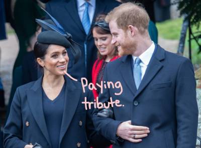 Prince Harry & Meghan Markle Subtly Honor Princess Diana In Their Pregnancy Announcement - perezhilton.com