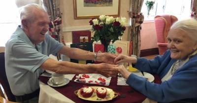 Couple of 70 years celebrate Valentine's Day in Uddingston care home after moving in together - www.dailyrecord.co.uk - Scotland