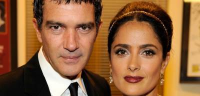 Salma Hayek Reveals Her Upsetting Experience Filming 'Desperado' Love Scene Alongside 'Amazing' Antonio Banderas - www.justjared.com