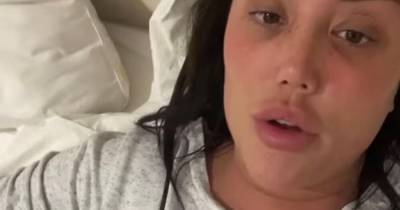 Charlotte Crosby shows off 'pregnant' stomach as she complains about period cramps - www.ok.co.uk - county Crosby