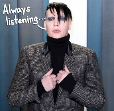 Marilyn Manson Accused Of Using Spyware In Home WiFi To Spy On Guests - perezhilton.com