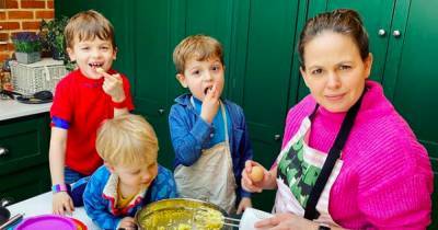Inside Tom and Giovanna Fletcher's son Buddy's 5th birthday with homemade s'mores and indoor camping - www.ok.co.uk