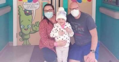 Mum's tears of 'joy and sheer relief' as daughter, 3, beats cancer for the second time in her life - www.manchestereveningnews.co.uk - Manchester