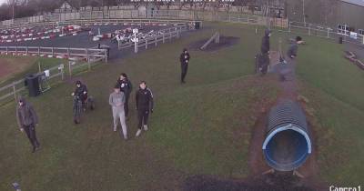 CCTV catches ruthless yobs trashing Scots play park twice in just 24 hours - www.dailyrecord.co.uk - Scotland