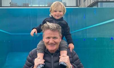 Gordon Ramsay's youngest son Oscar shows off lockdown hair - and it rivals his sister's! - hellomagazine.com