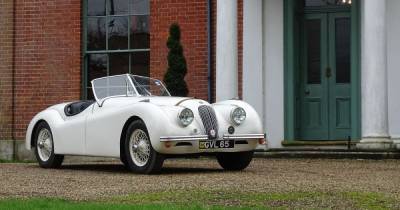 Watch the treasured Jaguar XK120 up for auction - www.dailyrecord.co.uk - Britain
