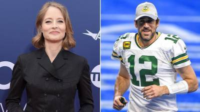 Jodie Foster Says She Doesn't Know Aaron Rodgers After He Thanked Her in His Engagement Speech - www.etonline.com