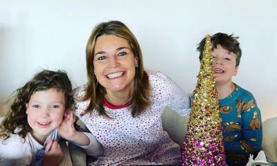 Savannah Guthrie's children join her at work with adorable results - hellomagazine.com - county Guthrie - county Charles