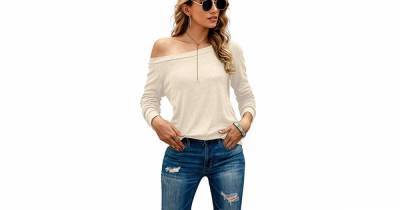 This Long-Sleeve Top Proves That Basics Are Anything but Boring - www.usmagazine.com