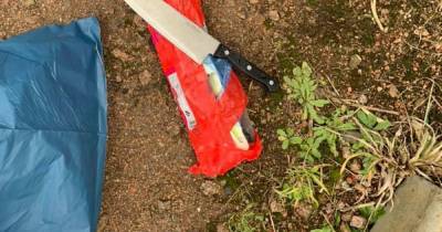 Scots litter picker finds 'disturbing' bag of knives dumped near public footpath - www.dailyrecord.co.uk - Scotland