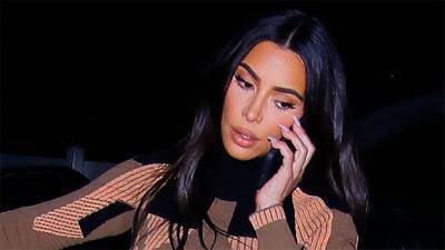 Kim Kardashian Pictured Without Her Wedding Ring Night Before Filing For Divorce From Kanye West - hollywoodlife.com