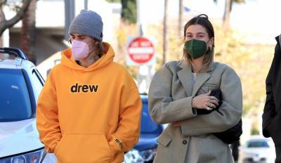 Justin Bieber & Wife Hailey Bundle Up for Saturday Morning Breakfast Date - www.justjared.com - Los Angeles - Beverly Hills