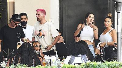 Scott Disick Reunites With Kim Kardashian’s Ex-BFF Larsa Pippen For Miami Lunch With Amelia Hamlin — See Pics - hollywoodlife.com - Miami - Florida