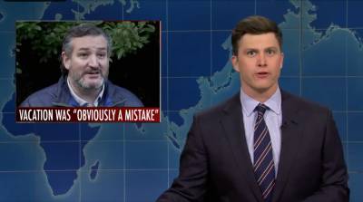 ‘SNL’s Weekend Update Torches Ted Cruz Over His Ill-Timed Cancún Trip - deadline.com - Texas - Mexico