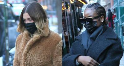 Hailey Bieber Meets Up with Justine Skye for Lunch in NYC - www.justjared.com - New York