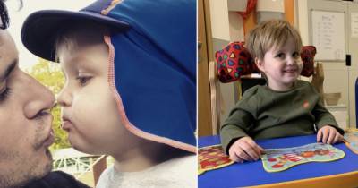 Scots dad of tot with devastating brain tumour diagnosis says son is a 'fighter' - www.dailyrecord.co.uk - Scotland