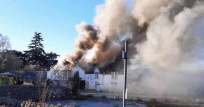 Firefighters tackle huge blaze at historic Scots hotel - www.dailyrecord.co.uk - Scotland