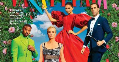 Zendaya, Charlize Theron, Daniel Levy and More Stun on Epic ‘Vanity Fair’ Hollywood Cover - www.usmagazine.com