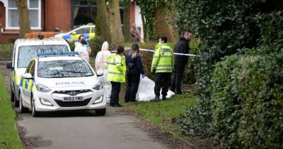 Residents watch as police recover body of man, 44, pronounced dead in park - www.manchestereveningnews.co.uk - Manchester