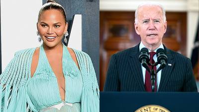 Chrissy Teigen Begs Joe Biden To Unfollow Her On Twitter So She Can ‘Flourish’ With Her Racy Tweets - hollywoodlife.com