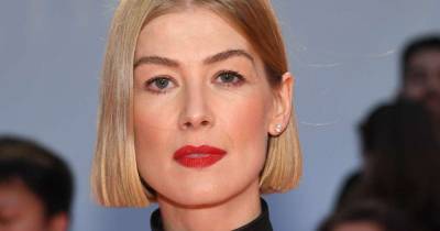 I Care A Lot's Rosamund Pike displays trim waist in dramatic plunging gown - www.msn.com