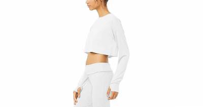 This Long-Sleeve Crop Top’s Thumbholes Only Make It More Perfect - www.usmagazine.com