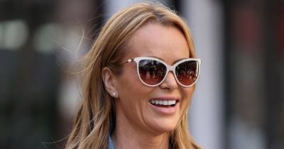 Amanda Holden cuts a stylish figure as she shows off tanned legs in mini skirt after work - www.ok.co.uk - Britain
