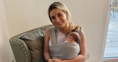Dani Dyer reveals she's 'joined at the hip' with newborn baby Santiago as 'all he wants is cuddles' - www.ok.co.uk - city Santiago