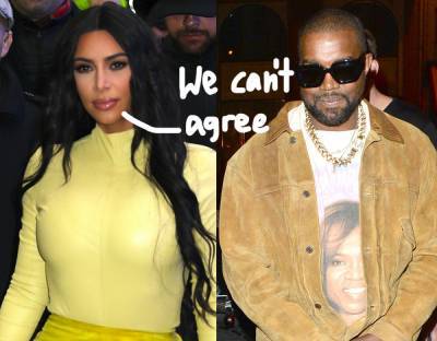 Kimye Divorce Update: Kim Kardashian & Kanye West 'Have A Different Vision Of The World' & How Their Kids Should Be Raised! - perezhilton.com
