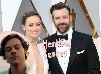 Olivia Wilde & Jason Sudeikis Are 'Rebuilding Their Friendship' Amid Her Relationship With Harry Styles - perezhilton.com