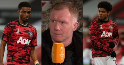 Paul Scholes gives verdict on Manchester United youngsters Shola Shoretire and Amad - www.manchestereveningnews.co.uk - Manchester