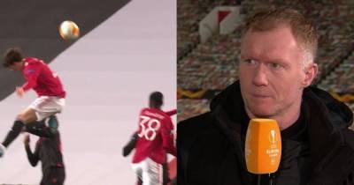 Paul Scholes disagrees with Robbie Savage over Manchester United disallowed goal vs Real Sociedad - www.manchestereveningnews.co.uk - Manchester