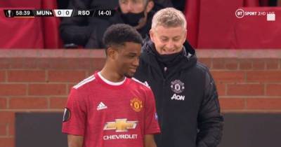 Manchester United fans loved what Ole Gunnar Solskjaer did on the touchline before Amad came on - www.manchestereveningnews.co.uk - Manchester - county Norman
