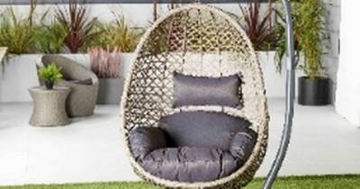 Aldi's sell-out Hanging Egg Chair is making a comeback and here is how to get one - www.ok.co.uk