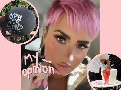 Demi Lovato Thinks Gender Reveal Parties Are Transphobic -- What Do U Think?? - perezhilton.com - California