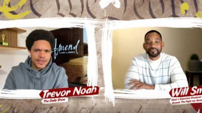 Will Smith & Trevor Noah to Have In-Depth Discussion About 14th Amendment - Watch the Teaser - www.etonline.com