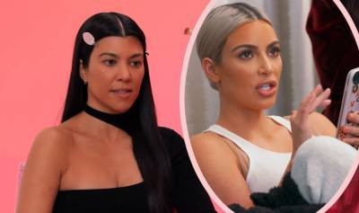 Kourtney Kardashian Remembers Crying Over Kim Calling Her The 'Least Exciting To Look At' - perezhilton.com