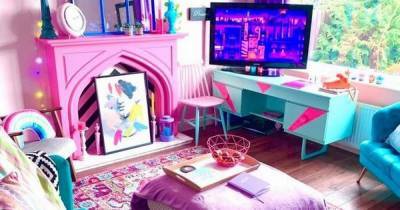 Mum wows as she transforms 'boring' rented property into dream pink palace home - www.manchestereveningnews.co.uk